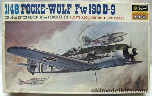 Fujimi 1/48 Focke-Wulf Fw-190 D-9 - III/54 Screen for Me-262 Unit Nowotny / VIII/JG2 'Richthofen' / 8 JG2 - (FW190D9), 5A14-300 plastic model kit